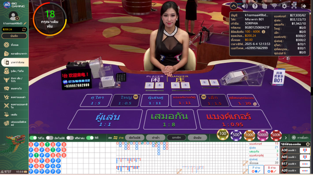 บาคาร่าเว็บตรง Big Gaming